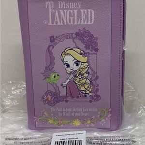 Loungefly Disney Tangled Rapunzel Pascal Book Crossbody Bag NWT
